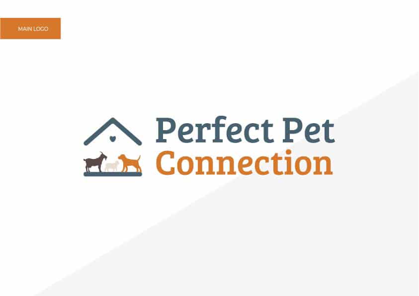 Perfect Pet Connection Branding Logo